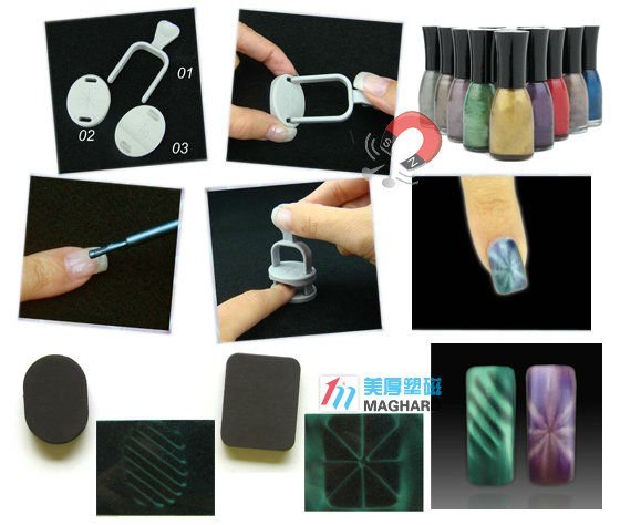 磁気釘の芸術の磁石は長方形の斜めの縞を円形にした 問屋・仕入れ・卸・卸売り