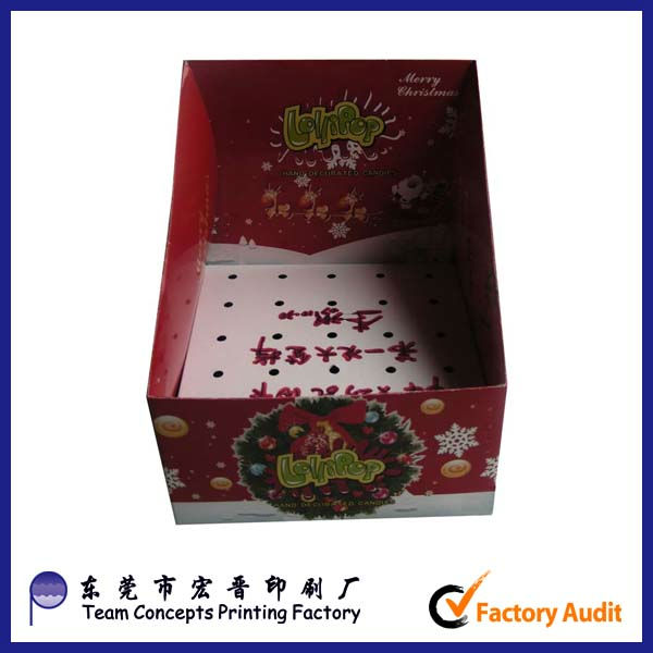 Lollipop counter paper display box