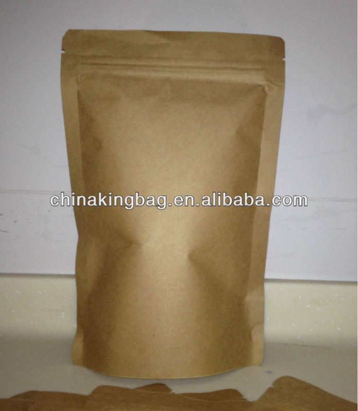 ziplock kraft paper tea bag