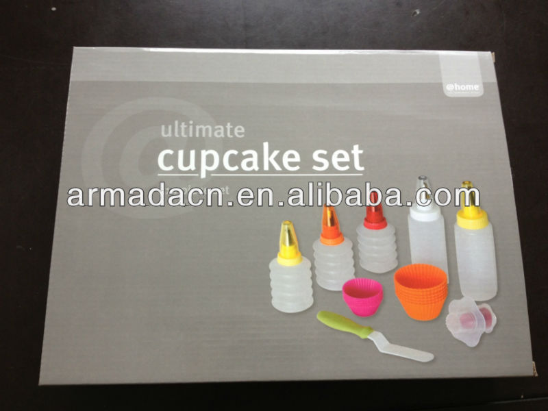 New Design cupcake decorating kit/kids cake decorating set