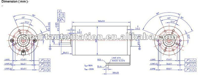 O。 高トルクd80mm12v/24v/48v直流電動モーター問屋・仕入れ・卸・卸売り