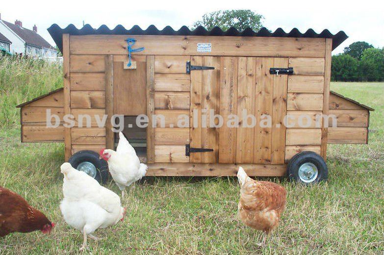 Chicken Coop Trailer Wooden chicken coop trailer