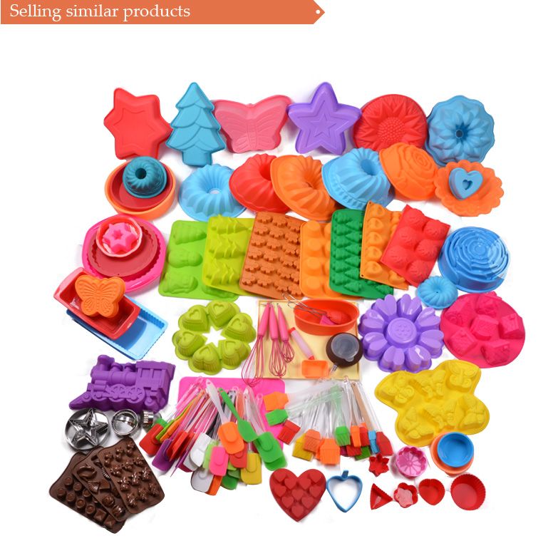 Latest technology silicone 3d cake decorating molds(GIS17727)