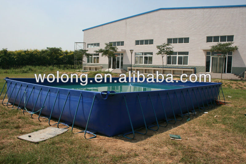 Square Steel Frame Pool/Inflatable pool,large inflatable swimming pool,large inflatable water games