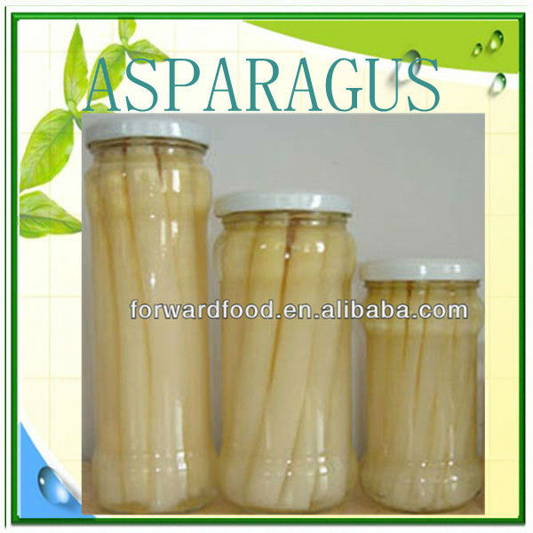 2014 New corp white asparagus in jars with high quality