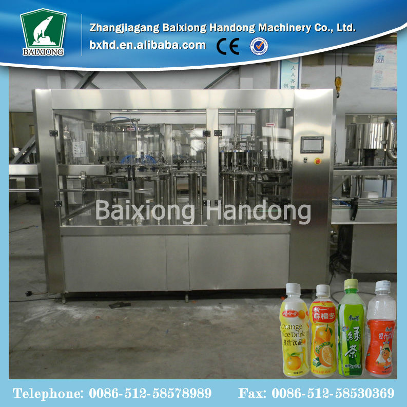 Automatic 3 in 1 juice filling machine