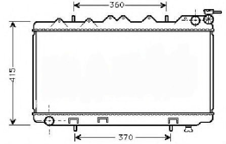 горячей!( ое: 21410- 64j00) oem оптовая автомобильной излучения для nissan по производителей радиаторов