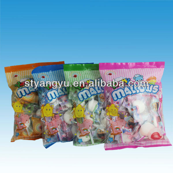 Sweet Halal Jelly Filled Marshmallow,China YANGYU price supplier 21food