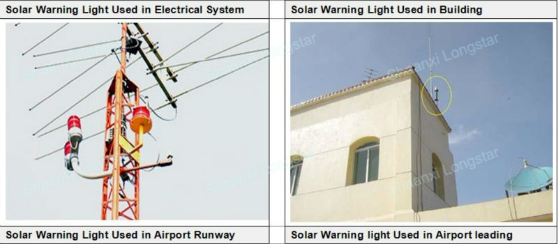 航空障害灯ソーラー( 定常、 点滅、 リボルビング、 ダブルカラーを供給することができ)問屋・仕入れ・卸・卸売り