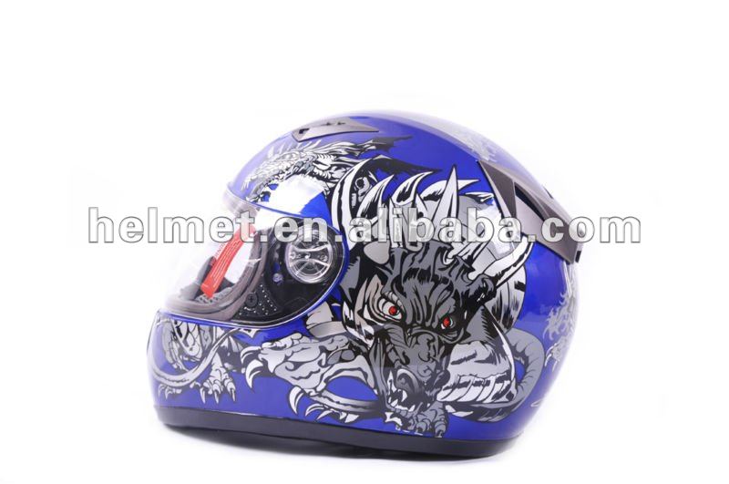 AD-711ヘルメットのABSオートバイのヘルメットを競争させる青い太字のヘルメットのオートバイ問屋・仕入れ・卸・卸売り