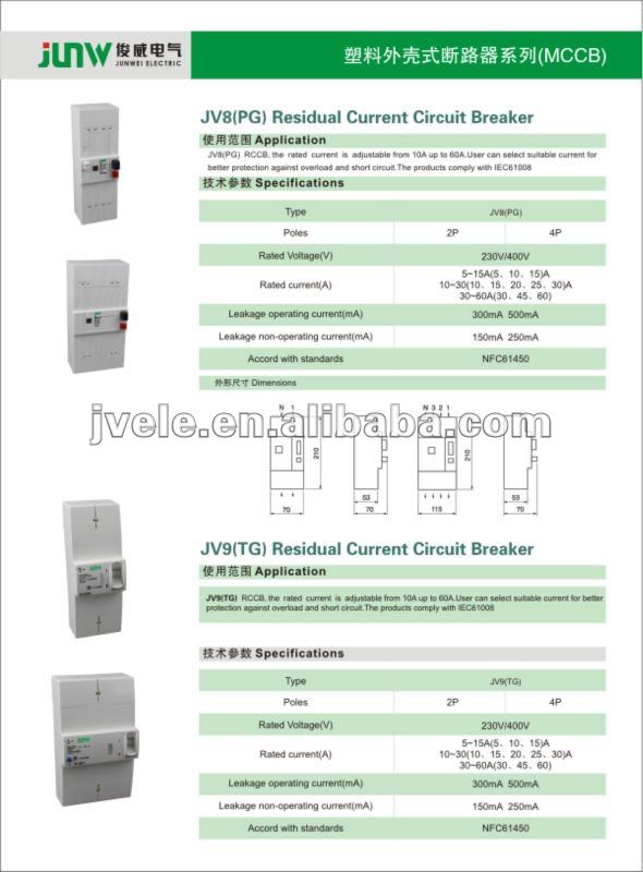 To supply with leakage PG MCB