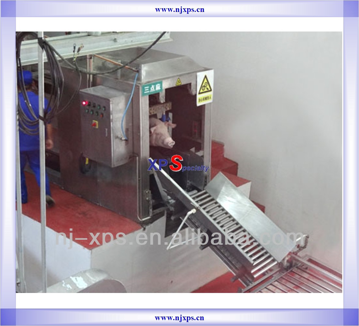 new products looking for distributor Heart-brain three-point breast-holding electric anaesthesia machine used Pig Slaughter Line
