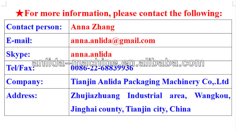 Anlida pure water/mineral water/purified water filling machine for valve bag