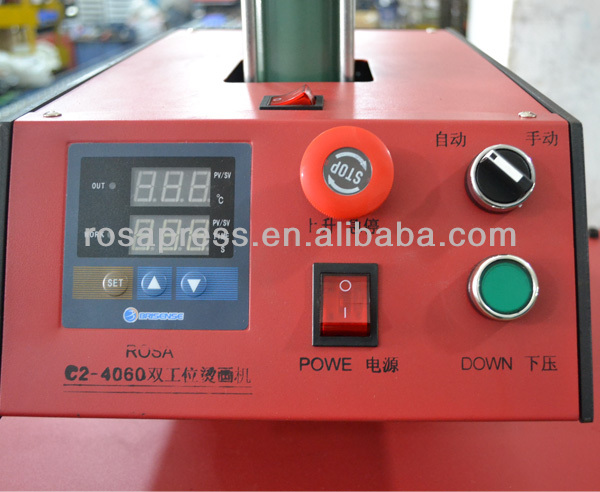 Source RS-P4060 máquina de estampación en caliente neumática máquina de la  prensa del calor máquinas para estampar camisetas on m.alibaba.com