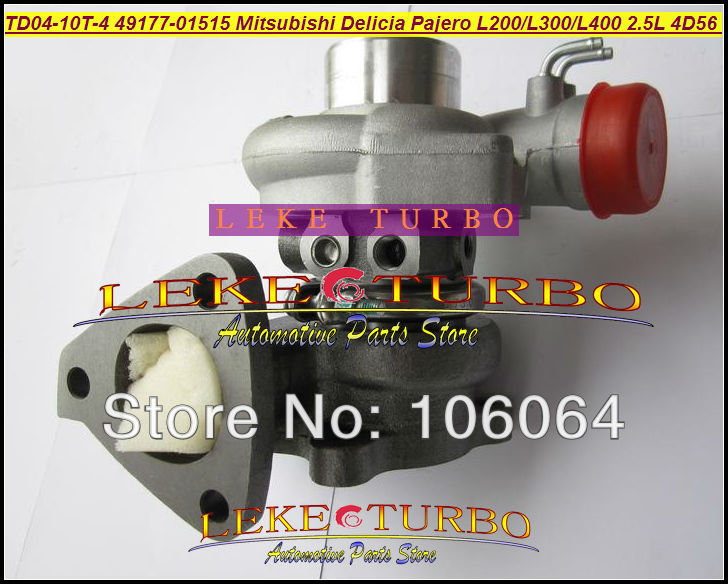 TD04-10T-4 49177-01515 turbo for Mitsubishi L300 4WD Delicia Pajero Shogun L200 L400 2.5LD 4D56 water cooled turbocharger (1)