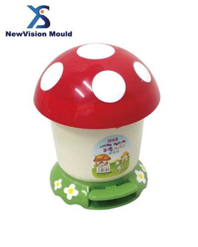 Mushroom Style Waste Can Injection Mould