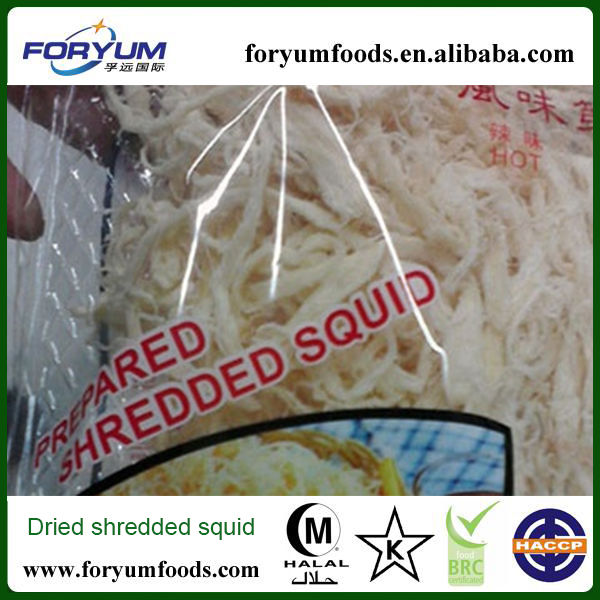 Dried Shredded Squid for Russia Market Russia Style