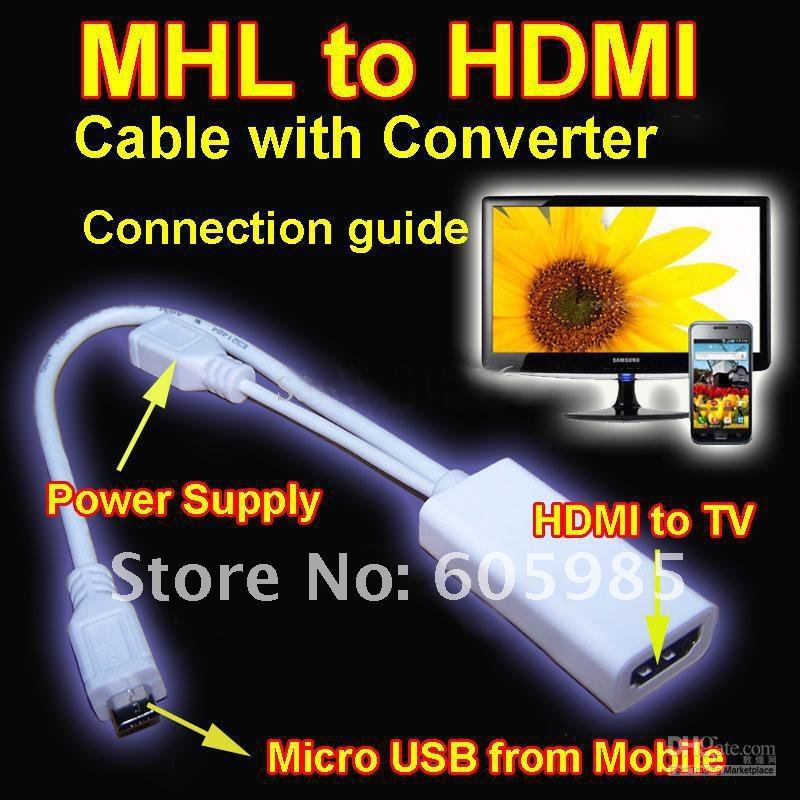 This MHL adaptor allows you to