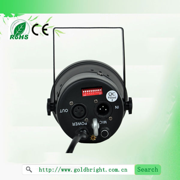PAR 36 LED FLAT LIGHT 12W RGB PAR36 4CH DMX512 STAGE PARTY LIGHTING