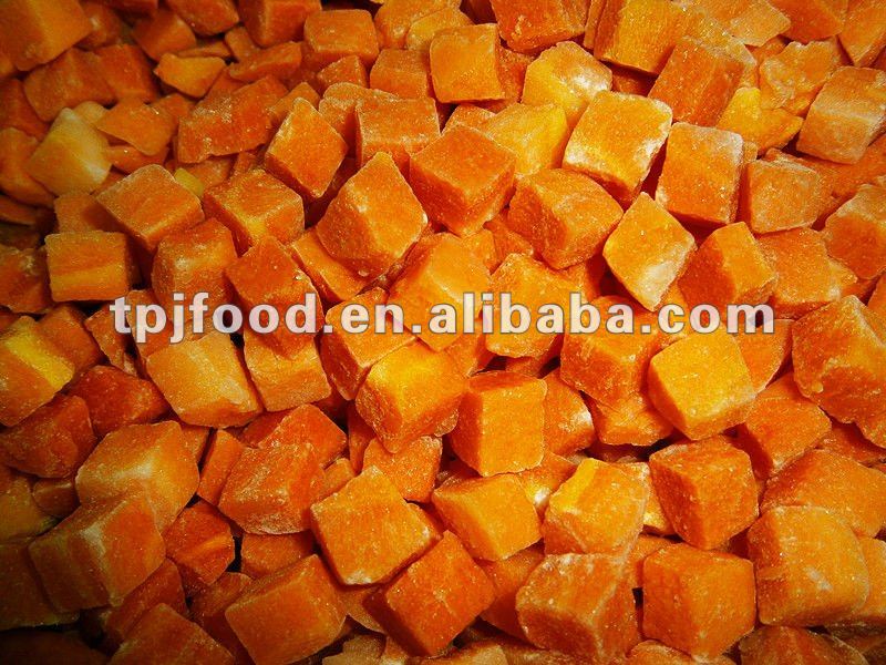 frozen carrot dices (iqf vegetables) with BRC FDA HALAL,HACCP,KOSHER,ISO22000