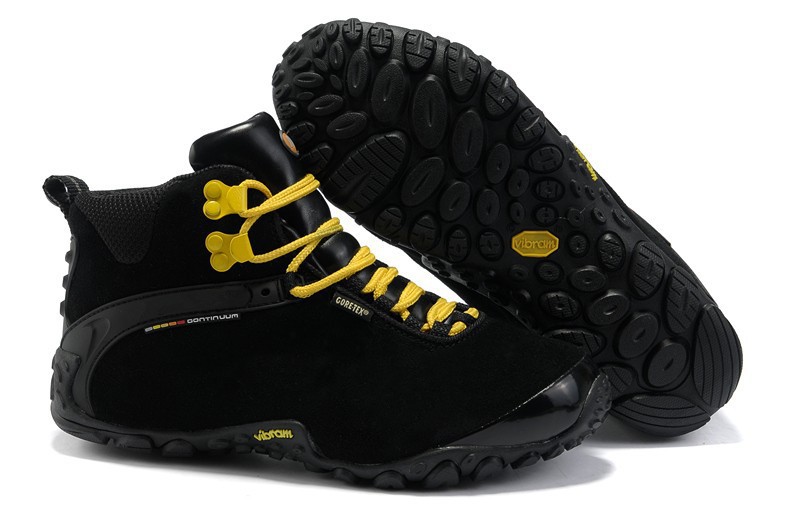 2014 New Suede Genuine Leather Men Hiking Shoes Plush Winter