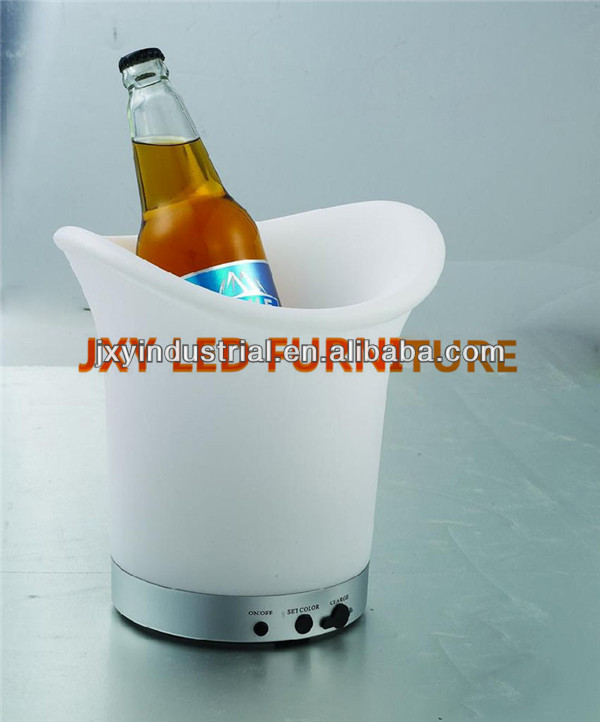 ice led bucket/flashing led ice bucket/champagne led ice bucket