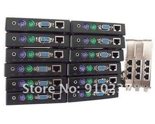 Ncomputing thin client with 3 Terminals