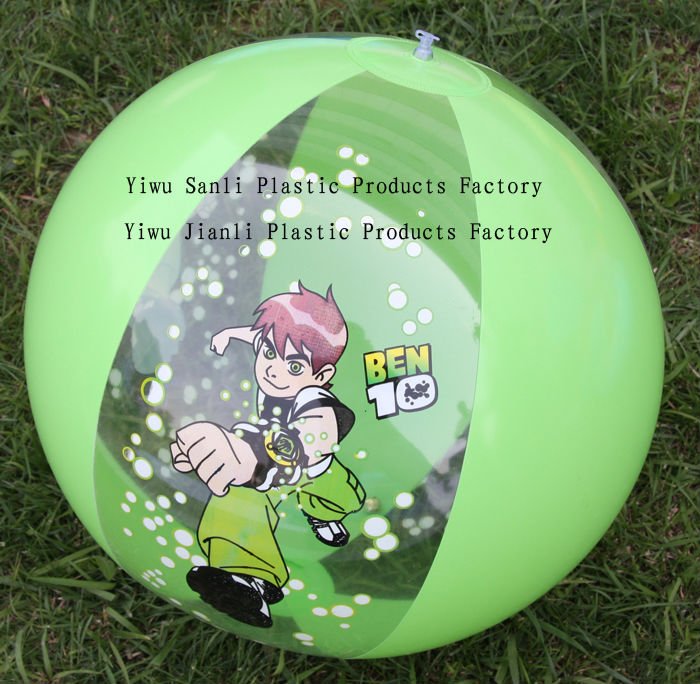 beach ball cartoon. 2011 promotional cartoon pvc inflatable each ball