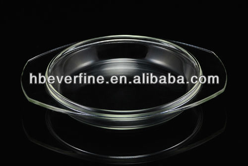 楕円形の透明なガラス1.5lサービングトレイ仕入れ・メーカー・工場
