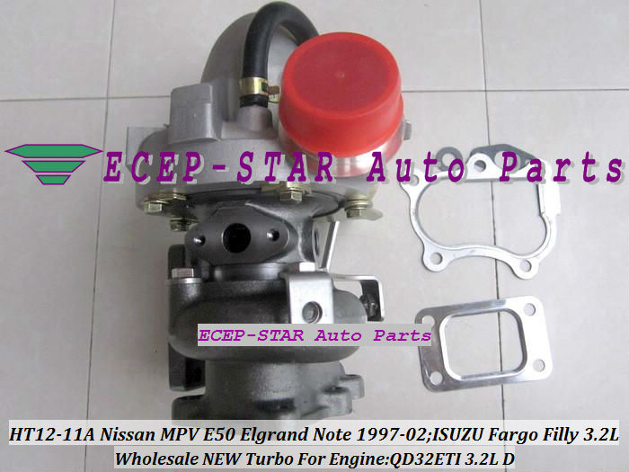 HT12-11A HT12-11B Turbo Turbine Turbocharger For NISSAN MPV E50 Elgrand Note 1997-2002 ISUZU Fargo Filly 3.2L Engine QD32ETI (5)