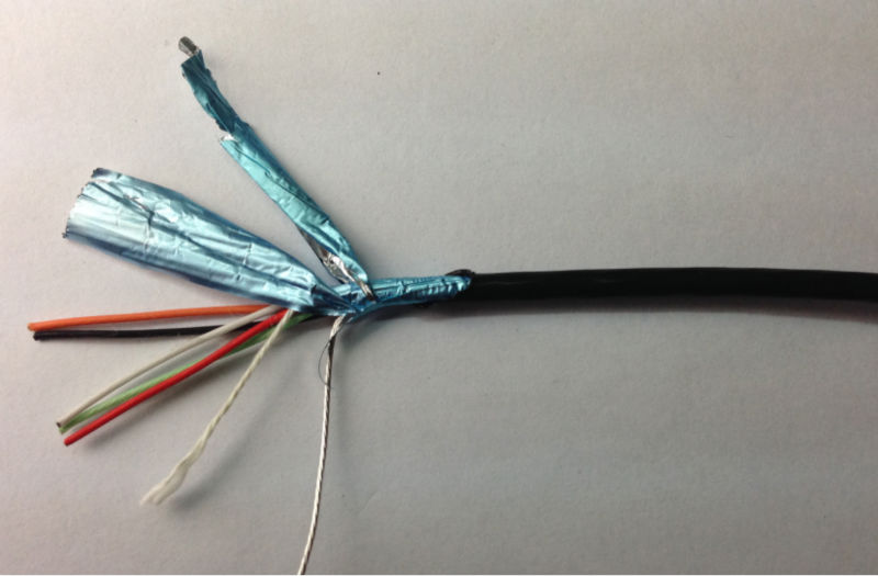 High quailty UL standard double shielded cable