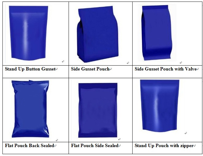 resealable stand up pouch for cocoa powder