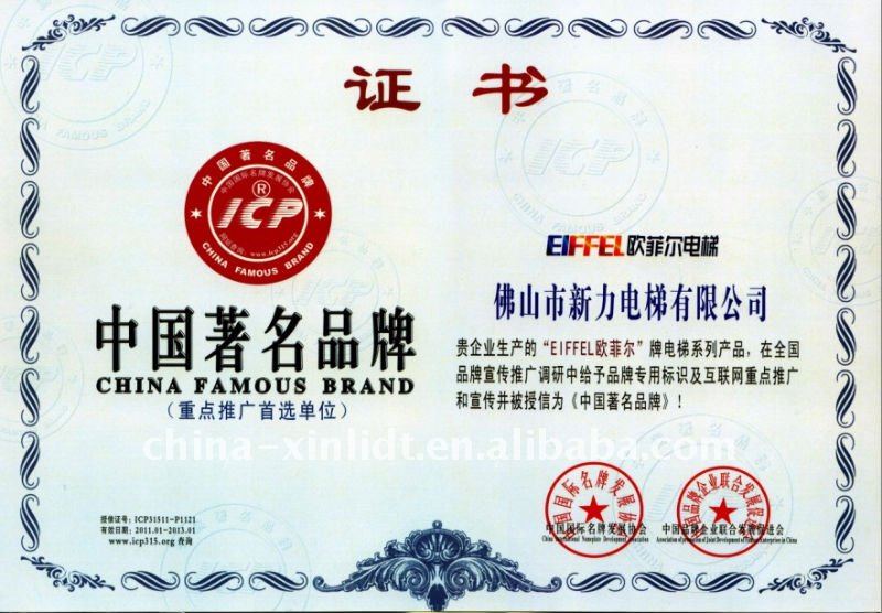 小さな美しい320キロ佛山エッフェルヴィラエレベーター 問屋・仕入れ・卸・卸売り