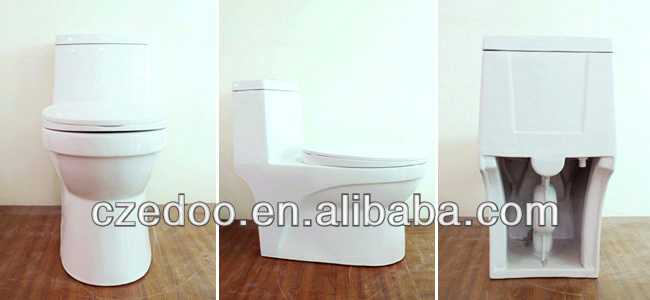 新しい- デザインデュアルフラッシュ水のクローゼットトイレのバスルームセラミックワンピースのトイレ問屋・仕入れ・卸・卸売り