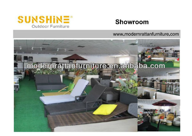 Wholesale 2014 new! double rattan sunbed / pool lounge chair ...