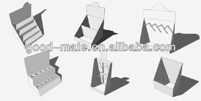 Retail Paper Counter Display for Chewing Gum