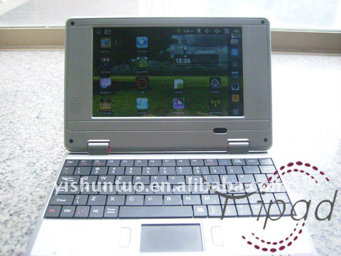 Support 3G notebook 7inch EPC VIA 8650 android 2.2 UMPC Notebook mini laptop
