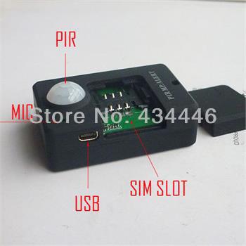 PIR Sensor GSM Spy Bug Quad Band IR Infrared Sensor Wireless Audio Alarm8