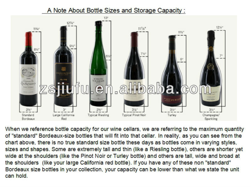 JF-120S 120-Bottle electronic control of red wine Cooler