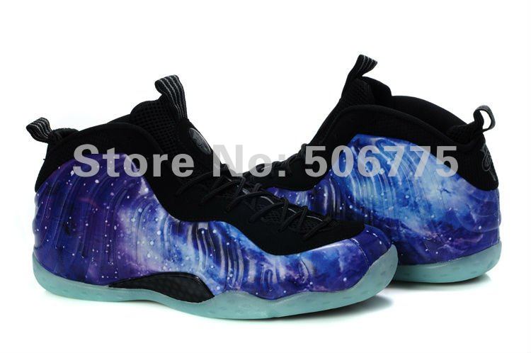Hot sale mens basketball shoes 2012 air foamposite one GALAXY, sports shoes free shipping