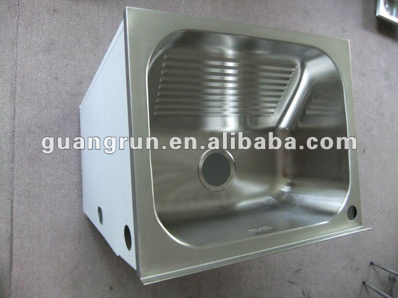... manufacturer Stainless steel Laundry cabinet with washboard (555*455