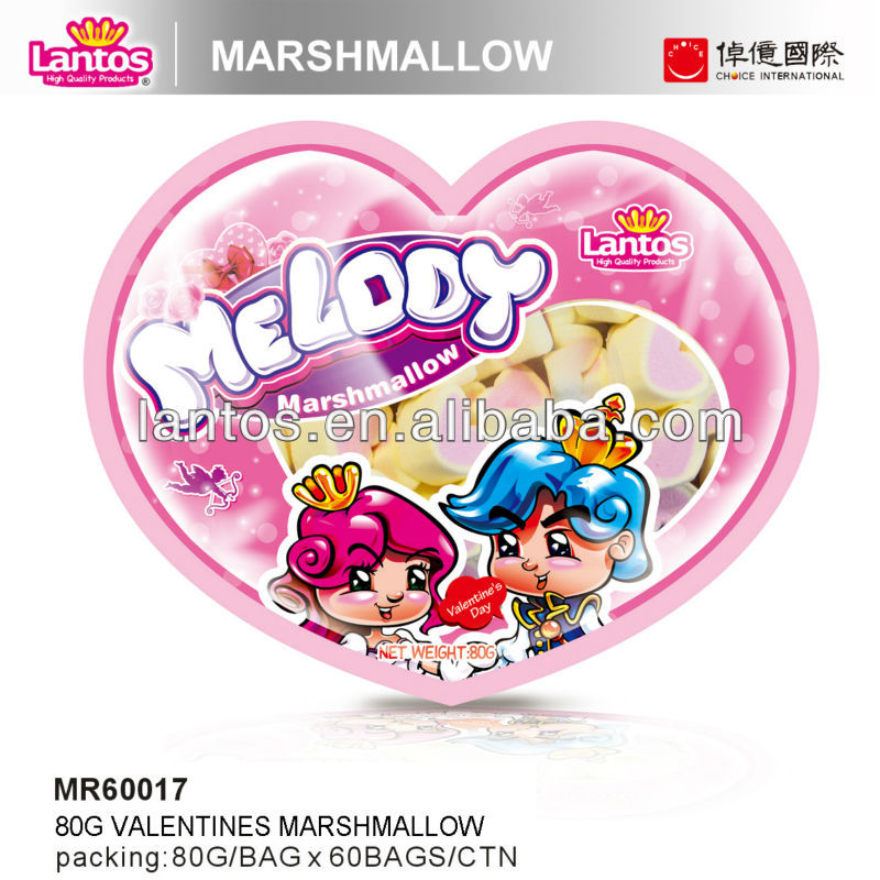 LANTOS 80G NEW SHAPED HALAL MARSHMALLOW
