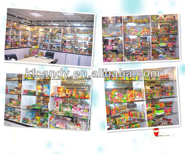 40G High quality sweet fruit flavor crystal jelly candy with tattoo paper