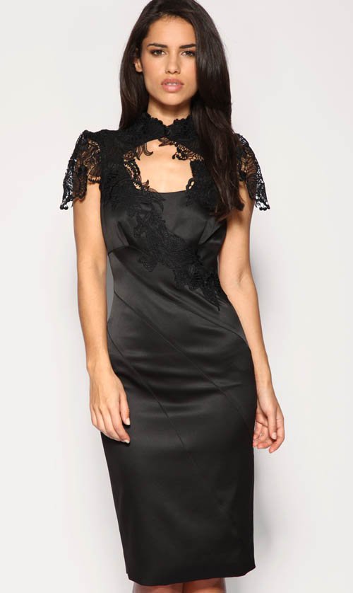 plus size dress women cocktail party dresses with lace+ silk knee length ,gray, black,1pc wholesale+free shipping plus size dress women cocktail party dresses with lace+ silk knee length ,gray, black,1pc wholesale+free shipping