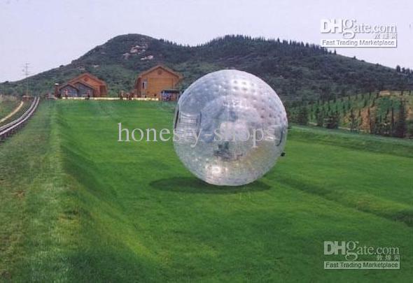 2012 Black NEW ZORB BALL 1.0TPU or 1.0mm PVC zorb ball GRASS BALL Dual harness with air blower tobe