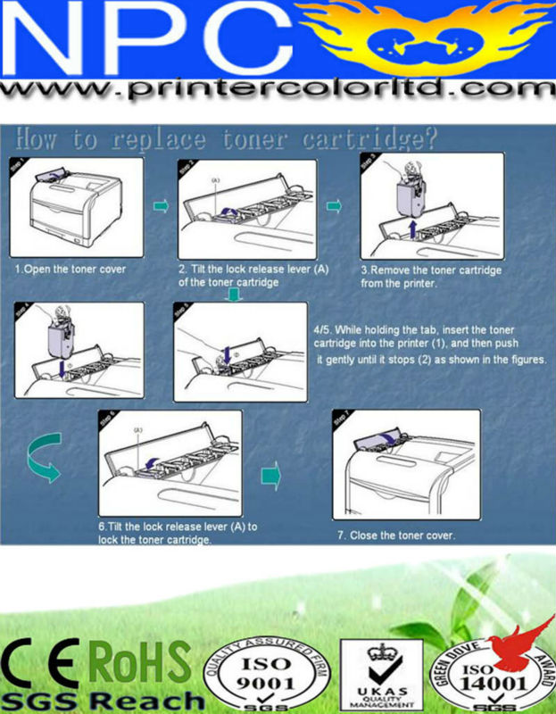 how to replace toner cartridge