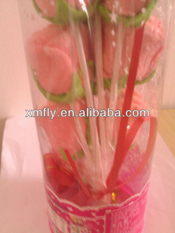Valentines gifted soft marshmallow sweets rose lollipop candy