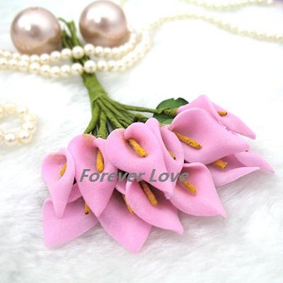 Wholesale Beatuiful Handmade Mini Calla Lily Flower Wedding Favor Decor