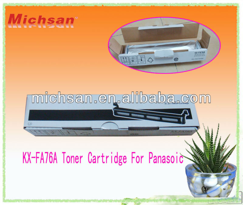 2013 Popular Products KX-FA76A Toner Cartridge For Panasoic Printer