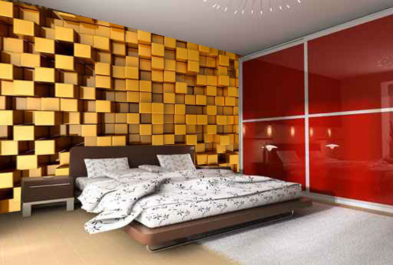 Bloem behang fabriek 3d behang muren bloem behang woonkamer behang ... Woonkamer behang koper